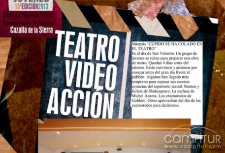 Representación teatral de los alumnos del programa Experiencias Creativas de Cazalla 