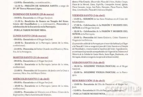 Azuaga presenta el programa oficial de Semana Santa 2026 con procesiones y actos litúrgicos desde el 22 de marzo