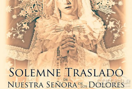Traslado Virgen de los Dolores en Granja de Torrehermosa 